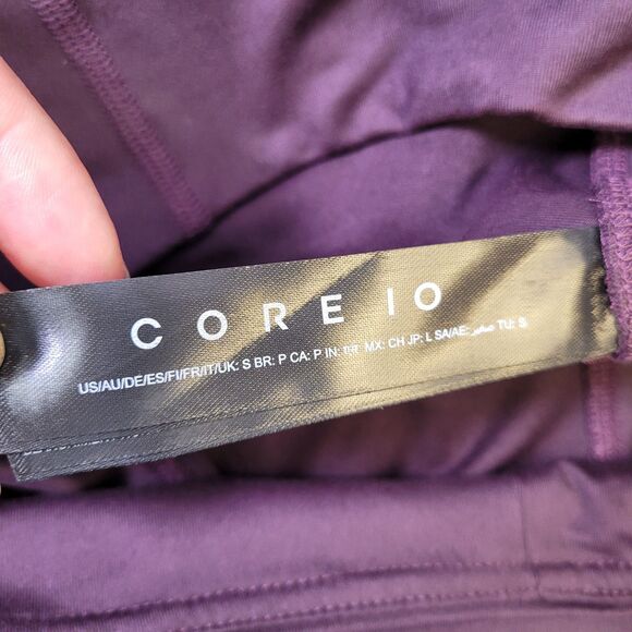 Core 10 Women All Day Comfort High-Waist Side-Pocket Yoga Legging Purple Small - Picture 8 of 13